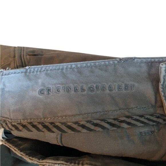 American Eagle Mens Original Straight Flex Pants Jeans Size 32 Grey Prep… - Picture 5 of 7